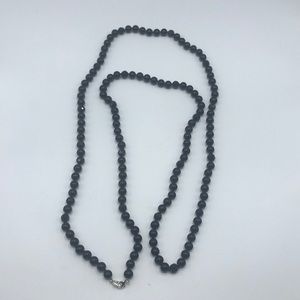 Black La Coco Rope Necklace